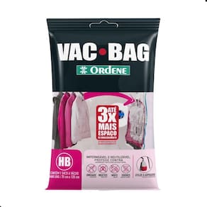 Kit 4 Sacos A Vácuo Organizador Hang Bag Com Gancho Vac Bag