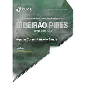 Apostila Ribeirão Pires SP 2018 - Agente Comunitário Saúde