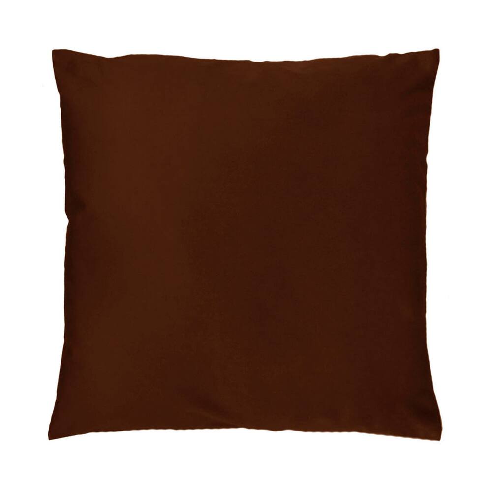 Capa De Almofada Veludo 43x43cm Micromink Jolitex Marrom