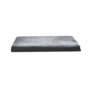 Colchão de espuma de gel para cães e animais de estimação Amazon Basics Large Grey