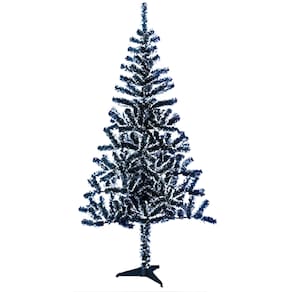 Arvore de Natal Nevada Azul 180 cm 320 Galhos Decoração