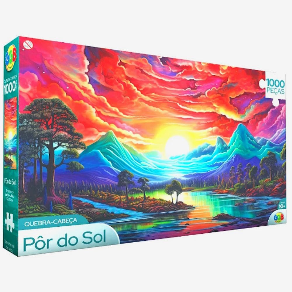 Quebra Cabeça Puzzle Por do Sol 1000 Peças