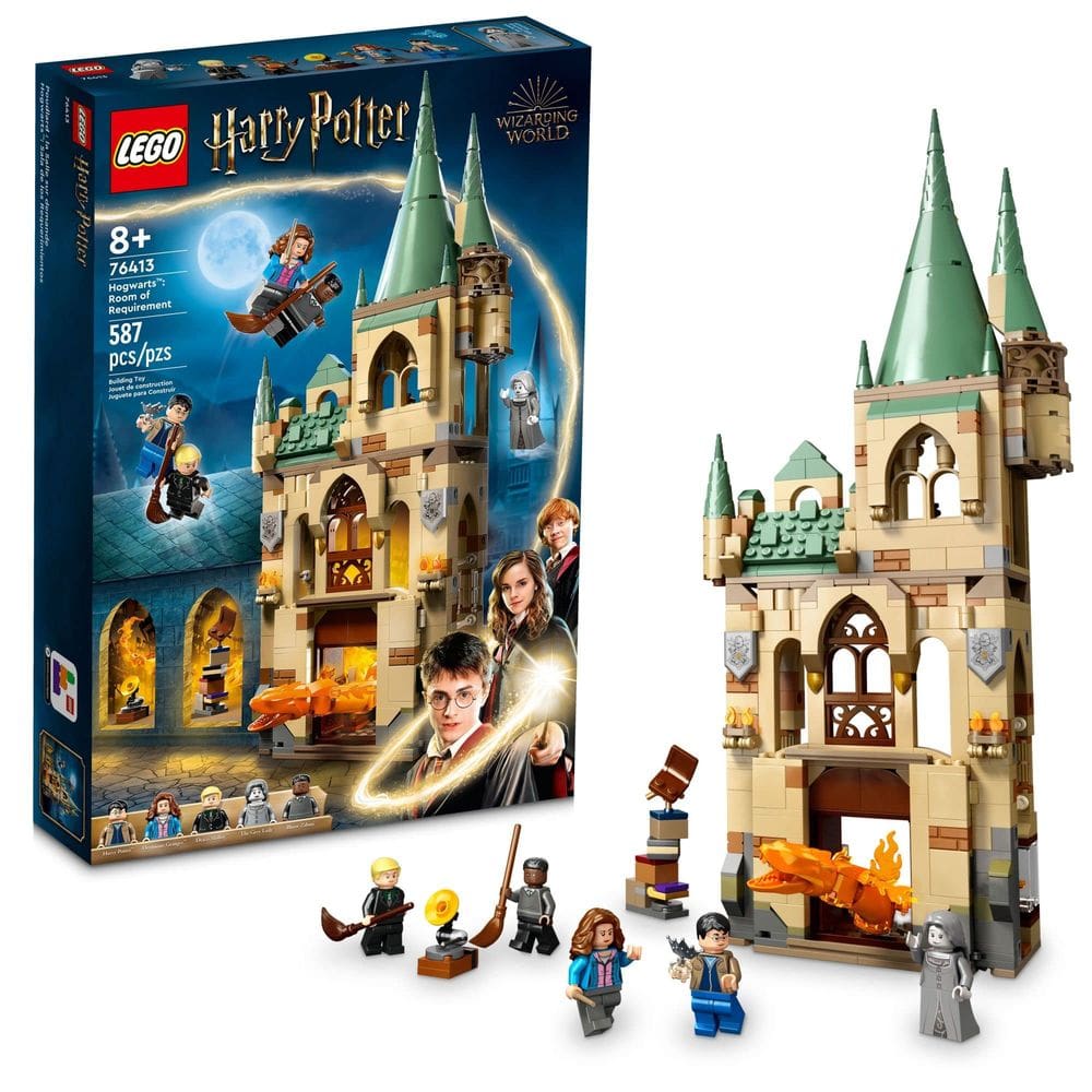 Kit de construção LEGO Harry Potter Hogwarts com Toy Castle 587 unidades