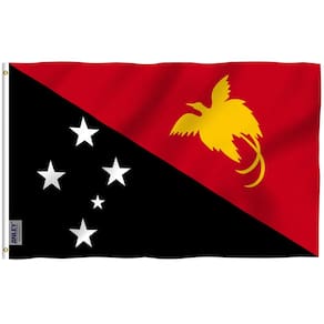 Bandeira Anley Papua Nova Guiné 90x150cm Poliéster