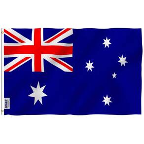 Bandeira Anley Australia 90x150cm Poliéster Cor Viva