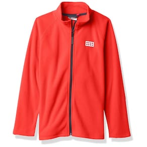Cardigã de lã LEGO Full Zip Reciclado Poliéster Vermelho 13 anos
