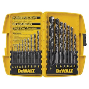 Sortimento de brocas DEWALT DW1167 17 peças de óxido preto