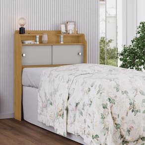 Cabeceira De Solteiro Nazário Naturalle Off White