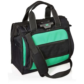 Bolsa de ferramentas Amazon Basics, organizador iluminado de 40 bolsos