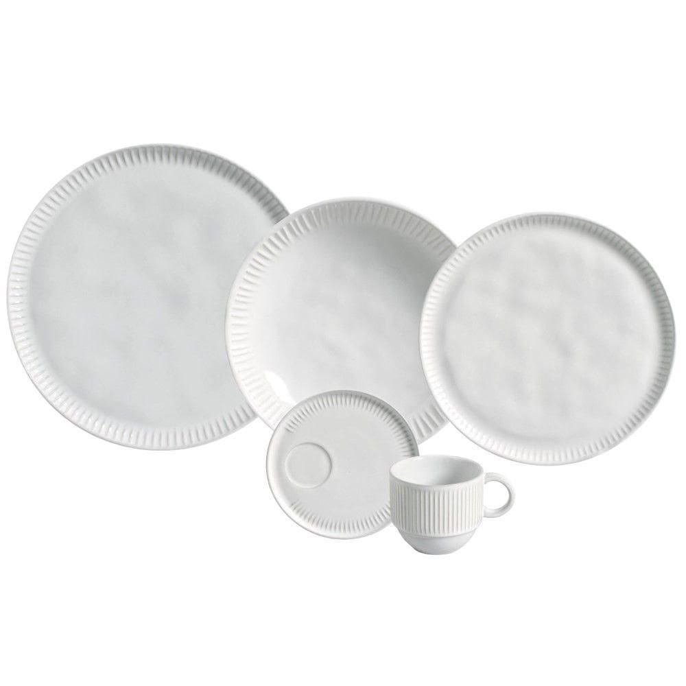 Aparelho De Jantar 30 Peças Linhas New White Porto Brasil