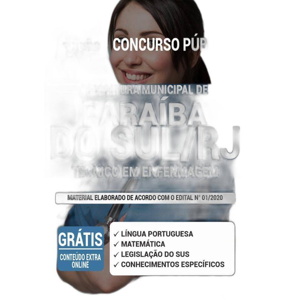 Apostila Prefeitura Paraíba Do Sul Rj Técnico Em Enfermagem
