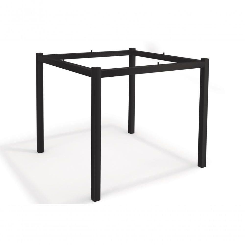 Base Mesa De Jantar Reno M002 Aço S/tampo Niquel - Kappesberg