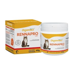 Suplemento Vitamínico Rennapro Cat 60g p/ Gatos - Organnact
