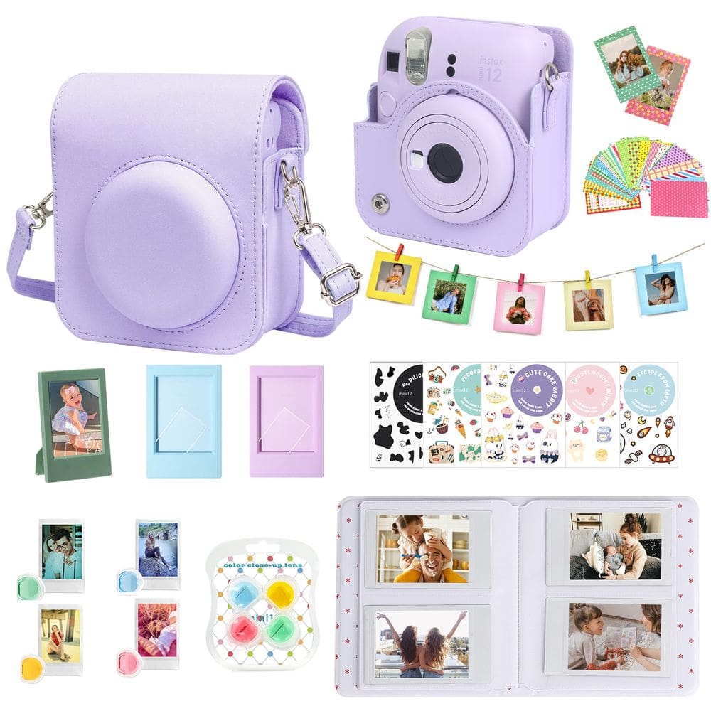 Kit de acessórios WOGOZAN para Fujifilm Instax Mini 12 Lilac Purp