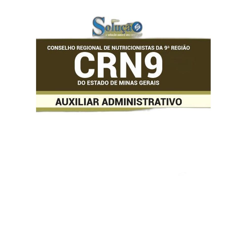 Apostila Crn9 Mg - Auxiliar Administrativo