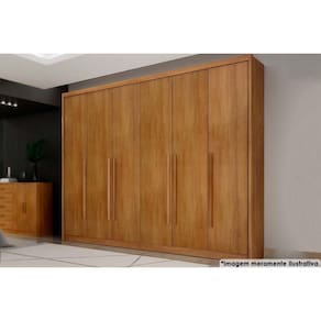 Guarda Roupa Casal 6 Portas E 6 Gavetas Bragaça-coimbra Cumaru