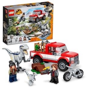 Brinquedo LEGO Jurassic World Blue e Beta Velociraptor Capture 7