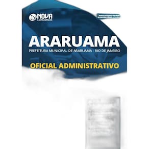 Apostila Prefeitura De Araruama Rj - Oficial Administrativo