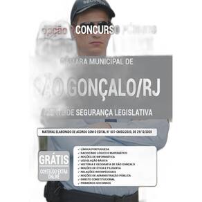 Apostila Câmara São Gonçalo Rj Agente Segurança Legislativa