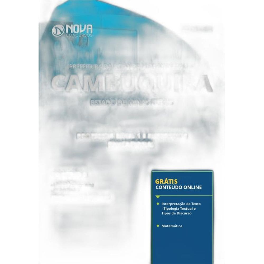 Apostila Cambuquira MG 2019 Professor Nível 1