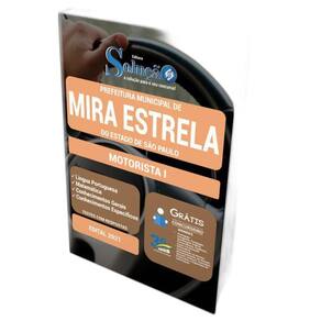 Apostila Prefeitura Mira Estrela Sp - Motorista 1