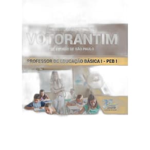 Apostila Votorantim Sp - Professor De Educação Básica Peb I