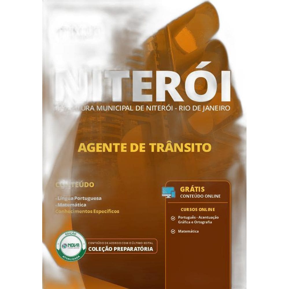 Apostila Prefeitura de Niterói RJ 2019 Agente de Trânsito