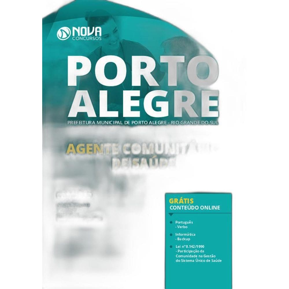 Apostila Porto Alegre Rs - Agente Comunitário De Saúde