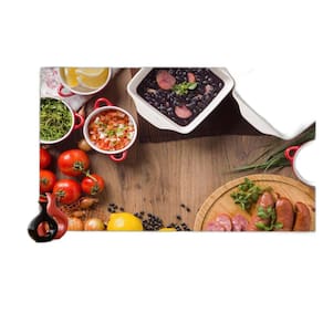 Papel De Parede Alimentos Feijoada Prato Arroz 3,5M Al314