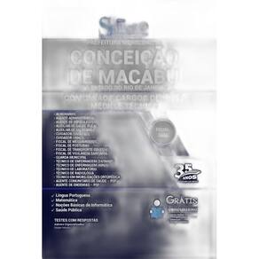 Apostila Conceição De Macabu Rj - Nível Médio E Técnico
