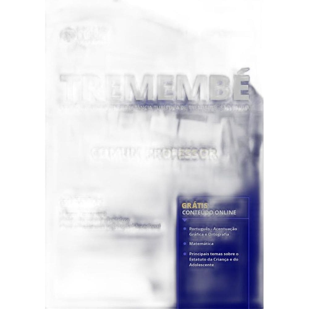 Apostila Tremembé SP 2019 Comum Professor