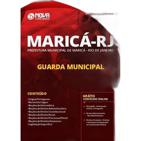Apostila Prefeitura Maricá RJ - Guarda Municipal