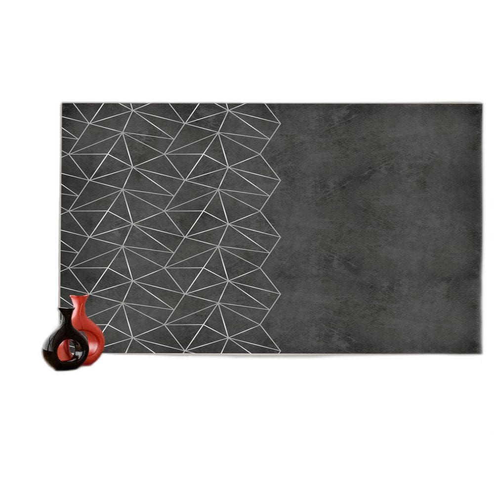 Papel De Parede Concreto Queimado Listra Risco 3,5M Kkt29