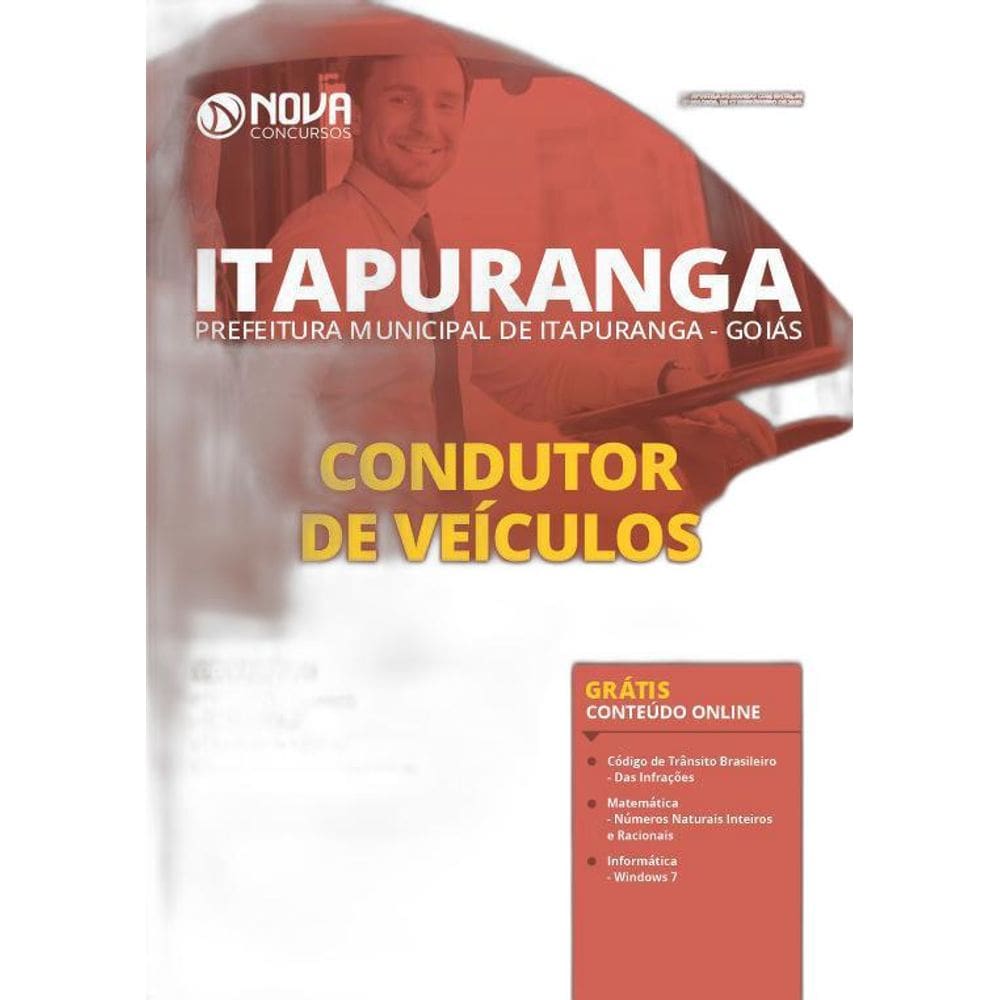 Apostila Concurso Itapuranga Go - Condutor De Veículos