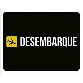 Kit 3 Placas Decorativa - Desembarque Aeroporto