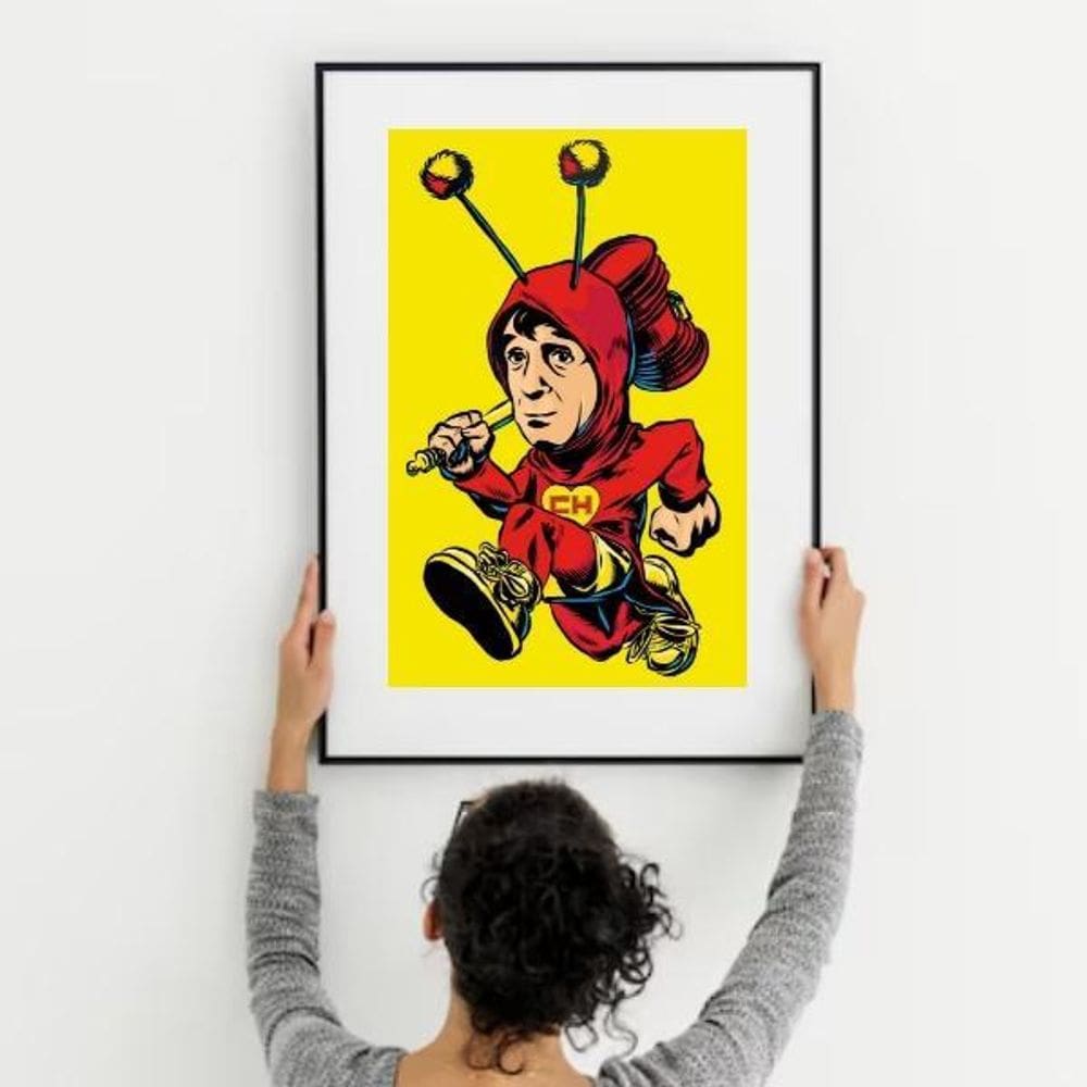 Quadro Arte Chapolin -60X48Cm