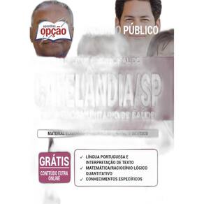 Apostila Concurso Cafelândia Sp Agente Comunitário De Saúde