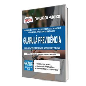 Apostila Guarujá Previdência Sp - Analista Assistente Social