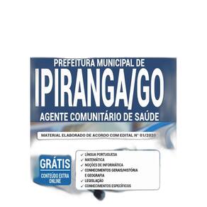 Apostila Prefeitura Ipiranga Go - Agente Comunitário Saúde