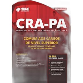 Apostila Cra-Pa 2019 - Comum Cargos Nível Superior