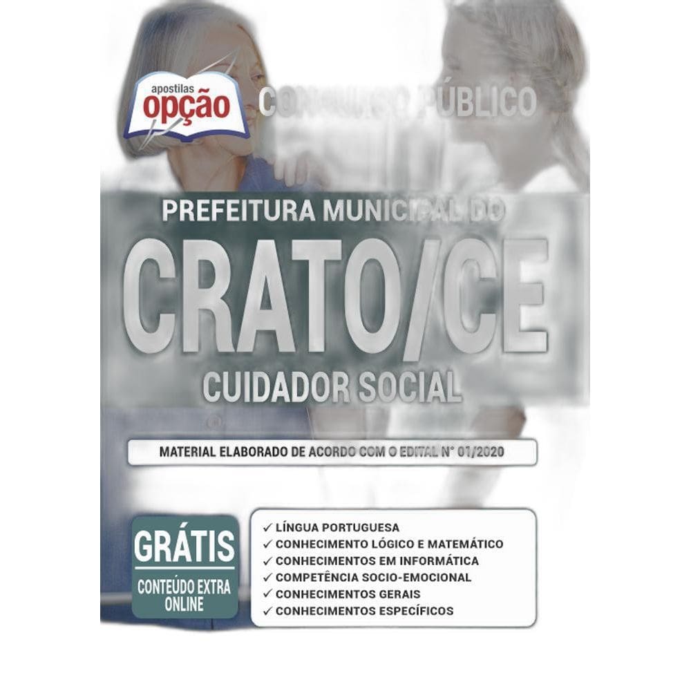 Apostila Concurso Crato Ce - Cuidador Social