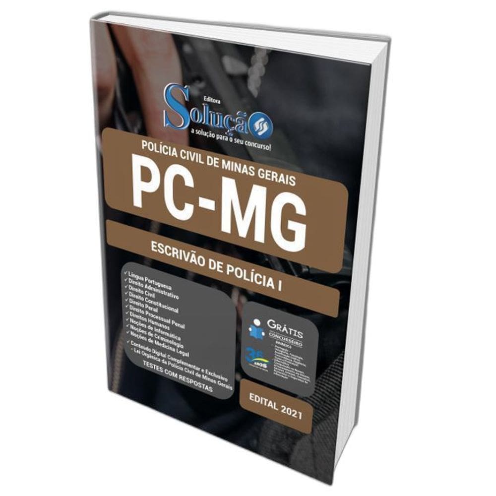 Apostila Pc Mg - Escrivão De Polícia I