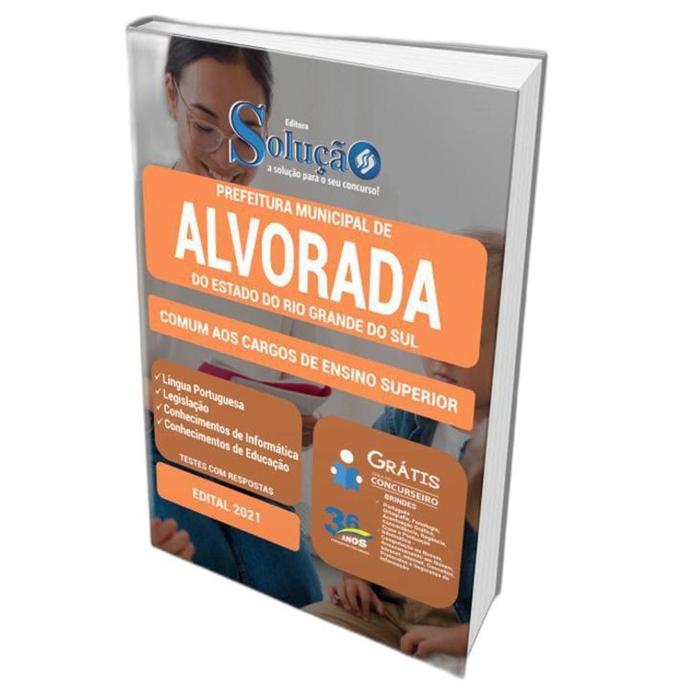 Apostila Prefeitura Alvorada Rs - Cargos De Ensino Superior