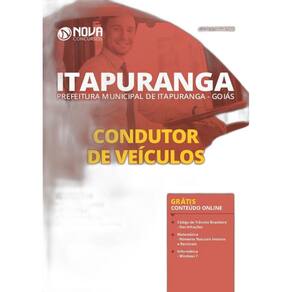 Apostila Concurso Itapuranga Go - Condutor De Veículos