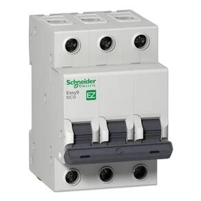 Disjuntor Easy9 3P 80A Curva C 4.5Ka Schneider