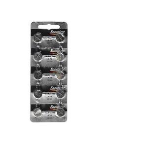 10 Bateria A76 Lr44 Energizer P/Relógio Brinquedo