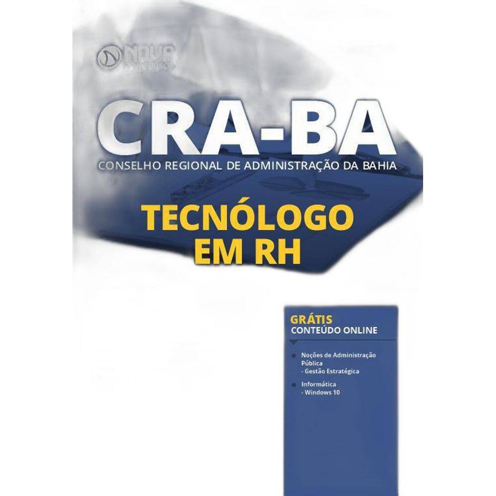Apostila Concurso CRA BA - Tecnólogo em RH