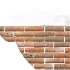 Papel De Parede Adesivo Lavavel Tijolinho Vermelho 0,57 X 3M