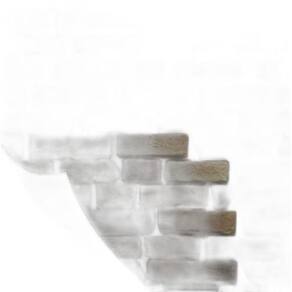 Adesivo De Tijolo Lavavél Fundo Branco