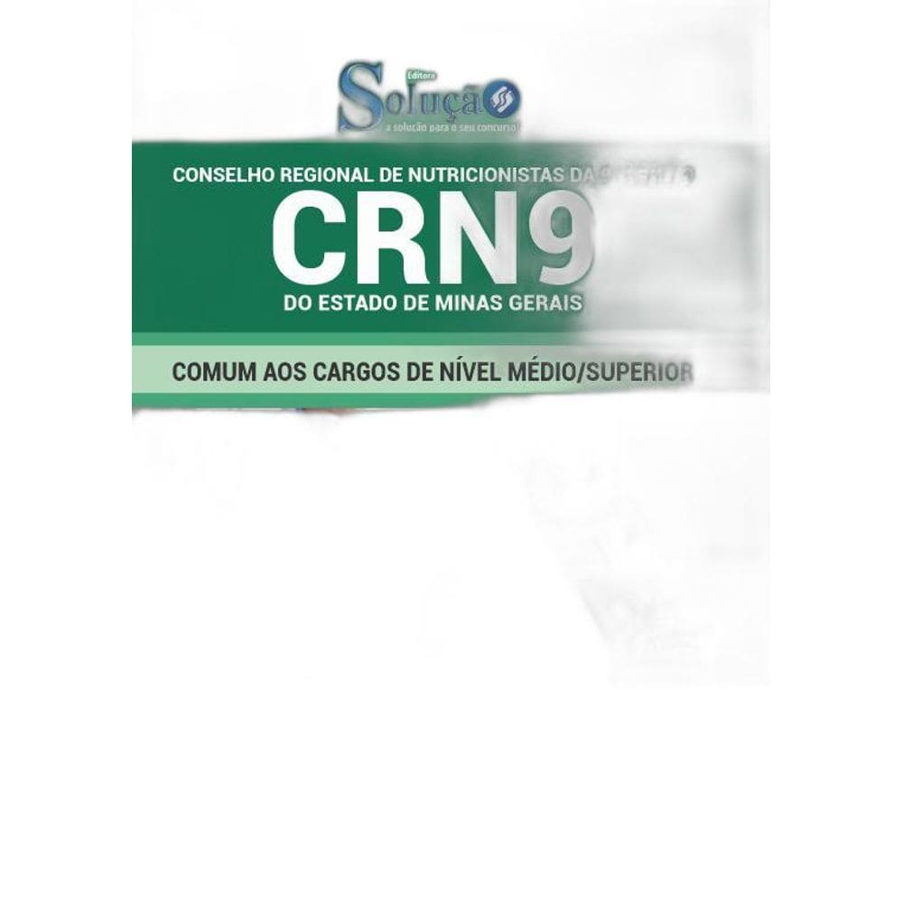 Apostila Crn9 Mg - Comum Aos Cargos Nível Médio E Superior